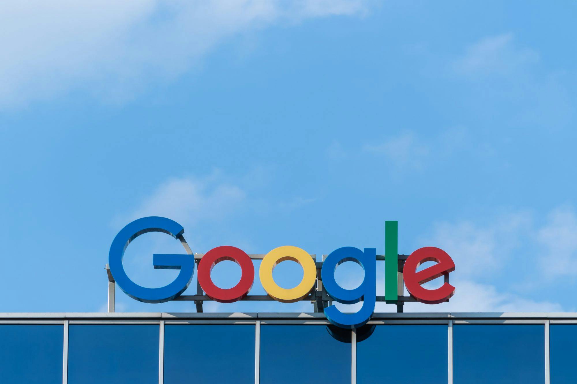 An Image of a Google Sign