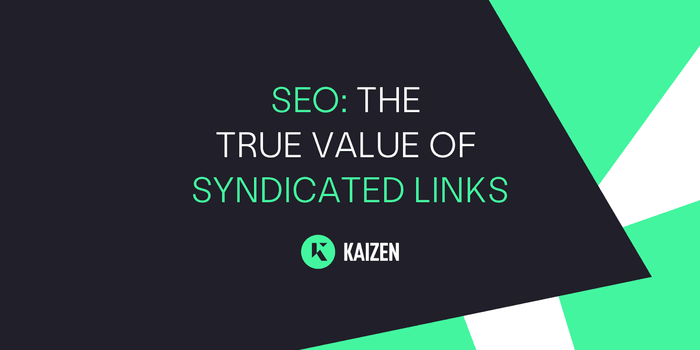 SEO: The True Value Of Syndicated Links